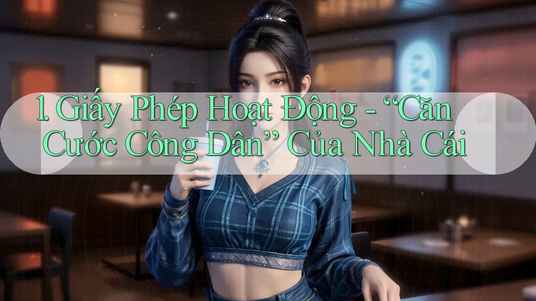 1. Giấy Phép Hoạt Động - “Căn Cước Công Dân” Của Nhà Cái 1. Giấy Phép Hoạt Động - “Căn Cước Công Dân” Của Nhà Cái
