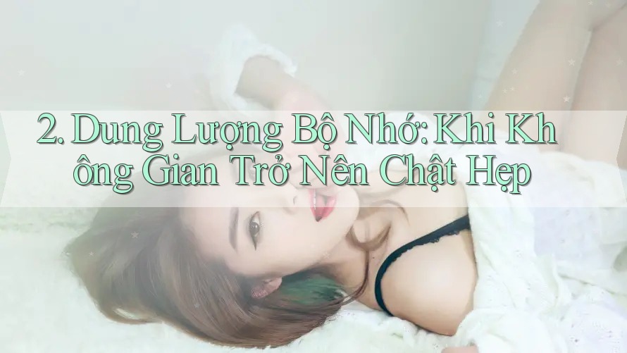 2. Dung Lượng Bộ Nhớ: Khi Không Gian Trở Nên Chật Hẹp