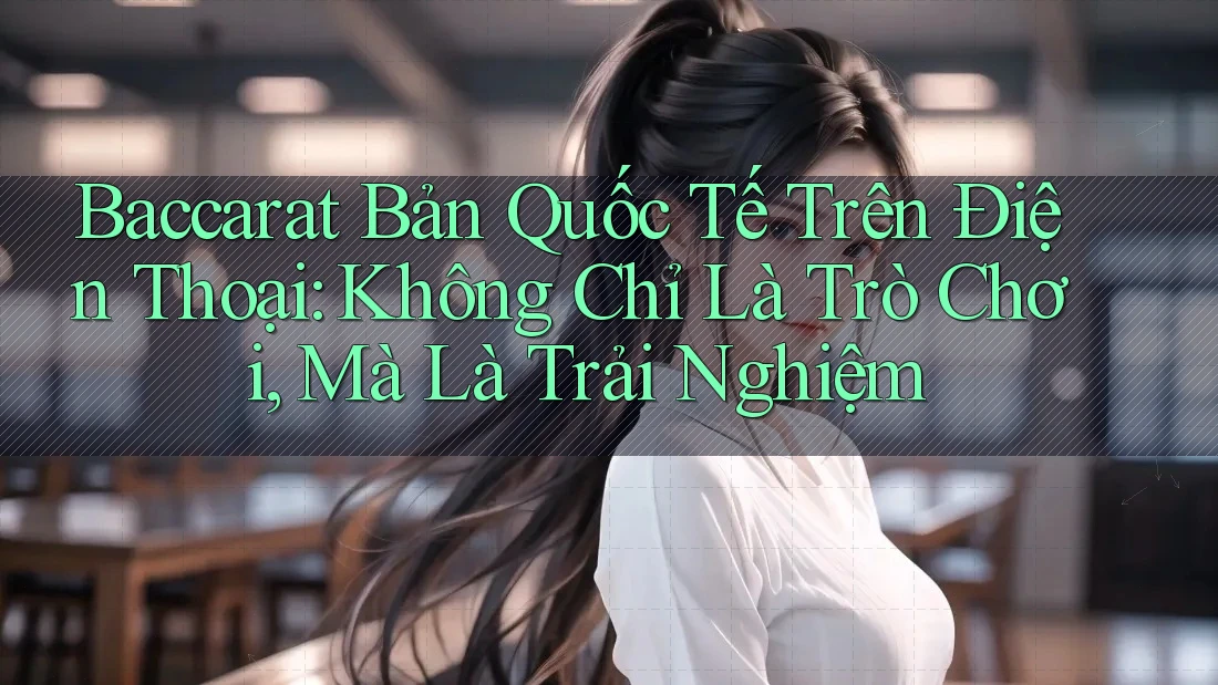 Baccarat Bản Quốc Tế Trên Điện Thoại: Không Chỉ Là Trò Chơi, Mà Là Trải Nghiệm Baccarat Bản Quốc Tế Trên Điện Thoại: Không Chỉ Là Trò Chơi, Mà Là Trải Nghiệm