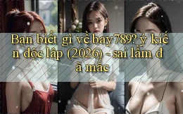 Bạn biết gì về bay789 ý kiến độc lập (2026)   sai lầm đã mắc