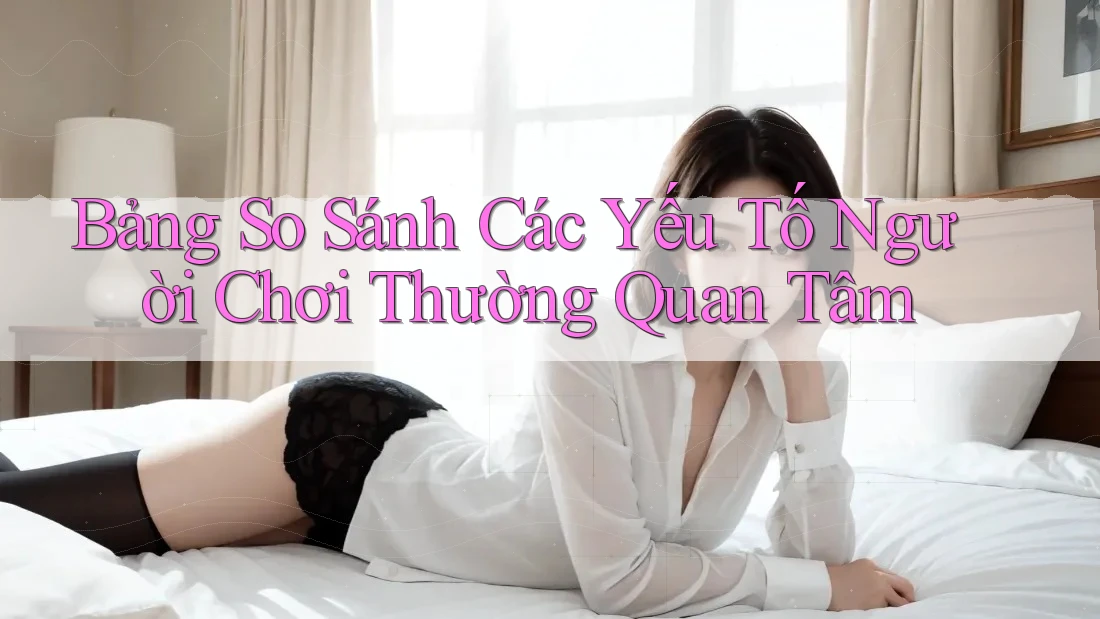 Bảng So Sánh Các Yếu Tố Người Chơi Thường Quan Tâm Bảng So Sánh Các Yếu Tố Người Chơi Thường Quan Tâm