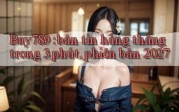 Bay789 bản tin hàng tháng trong 3 phút, phiên bản 2027