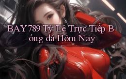 bay789 tỷ lệ trực tiếp bóng đá hôm nay