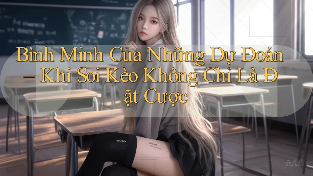 Bình Minh Của Những Dự Đoán – Khi Soi Kèo Không Chỉ Là Đặt Cược
