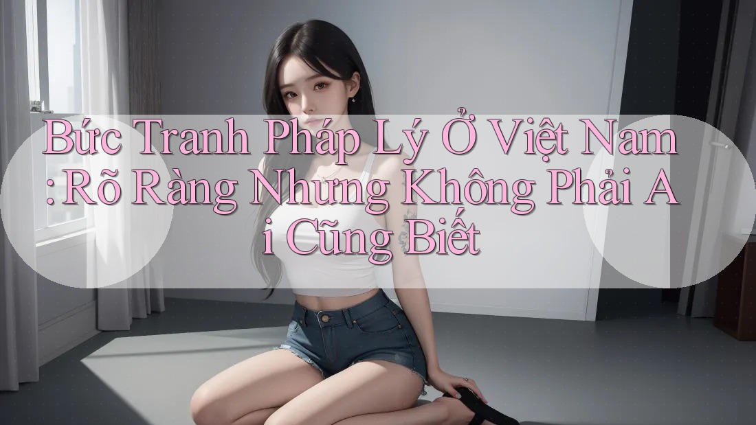 Bức Tranh Pháp Lý Ở Việt Nam: Rõ Ràng Nhưng Không Phải Ai Cũng Biết