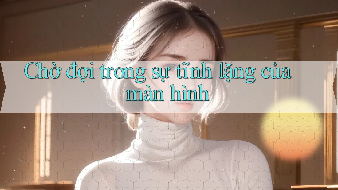 Chờ đợi trong sự tĩnh lặng của màn hình