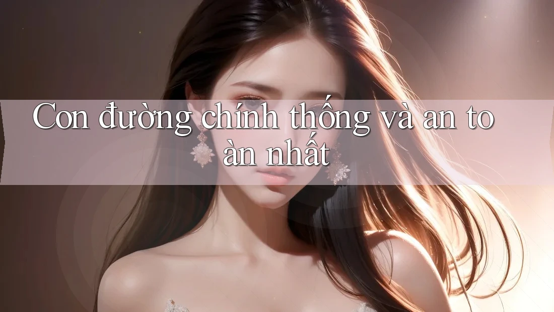Con đường chính thống và an toàn nhất Con đường chính thống và an toàn nhất
