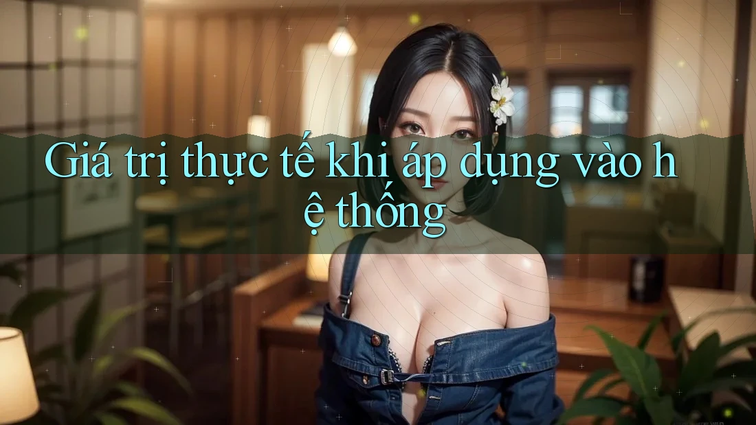 Giá trị thực tế khi áp dụng vào hệ thống Giá trị thực tế khi áp dụng vào hệ thống