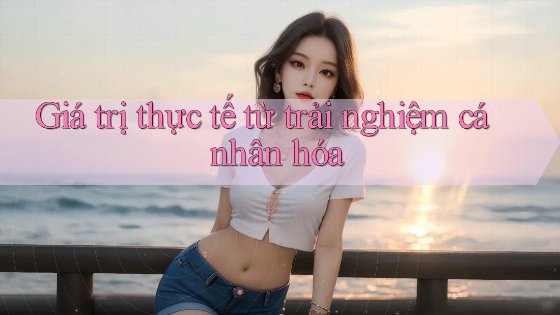 Giá trị thực tế từ trải nghiệm cá nhân hóa Giá trị thực tế từ trải nghiệm cá nhân hóa