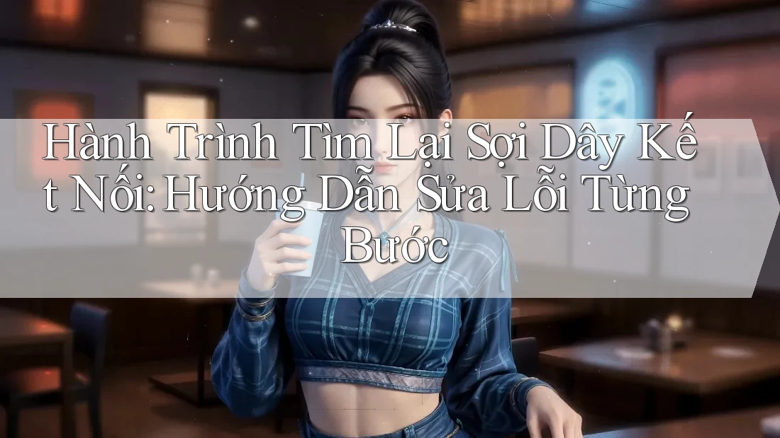 Hành Trình Tìm Lại Sợi Dây Kết Nối: Hướng Dẫn Sửa Lỗi Từng Bước
