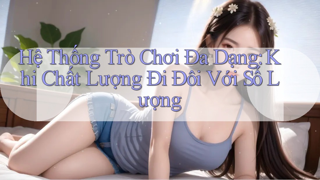 Hệ Thống Trò Chơi Đa Dạng: Khi Chất Lượng Đi Đôi Với Số Lượng
