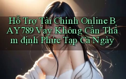 hỗ trợ tài chính online bay789 vay không cần thẩm định phức tạp cả ngày
