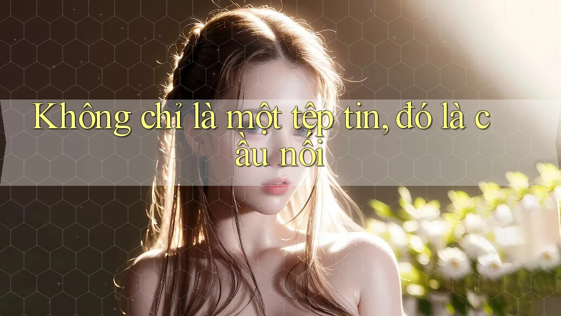 Không chỉ là một tệp tin, đó là cầu nối