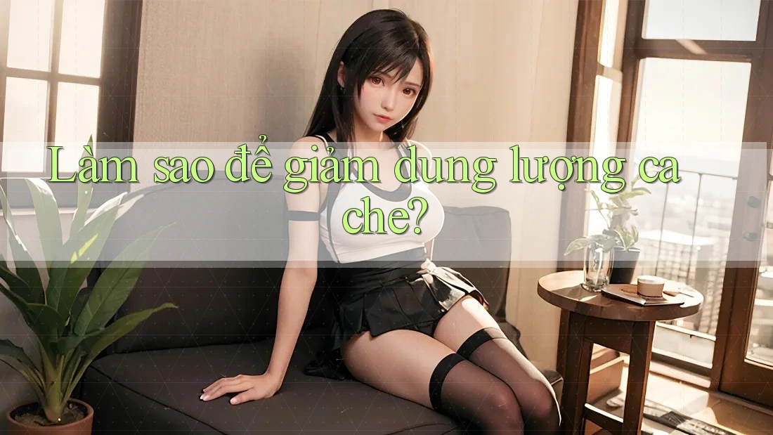 Làm sao để giảm dung lượng cache? Làm sao để giảm dung lượng cache?