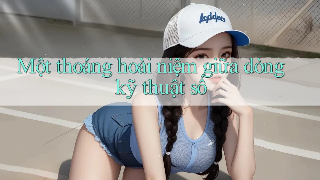 Một thoáng hoài niệm giữa dòng kỹ thuật số Một thoáng hoài niệm giữa dòng kỹ thuật số