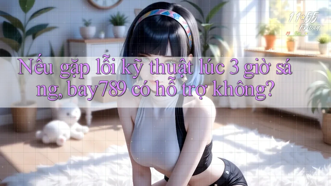 Nếu gặp lỗi kỹ thuật lúc 3 giờ sáng, bay789 có hỗ trợ không?