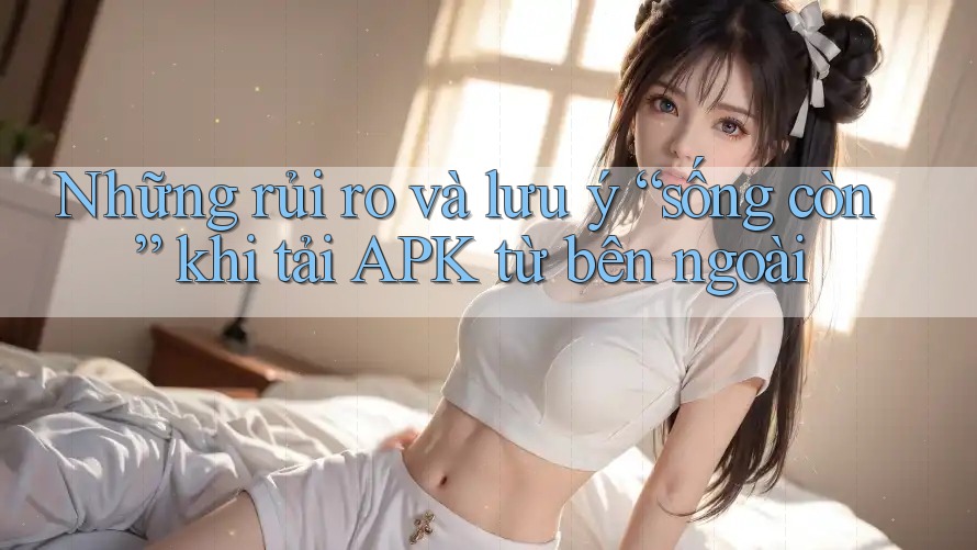 Những rủi ro và lưu ý “sống còn” khi tải APK từ bên ngoài Những rủi ro và lưu ý “sống còn” khi tải APK từ bên ngoài