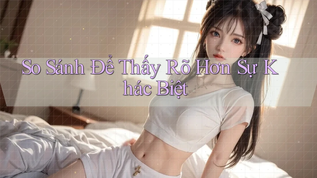So Sánh Để Thấy Rõ Hơn Sự Khác Biệt