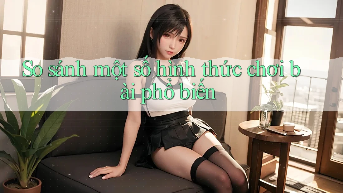 So sánh một số hình thức chơi bài phổ biến So sánh một số hình thức chơi bài phổ biến