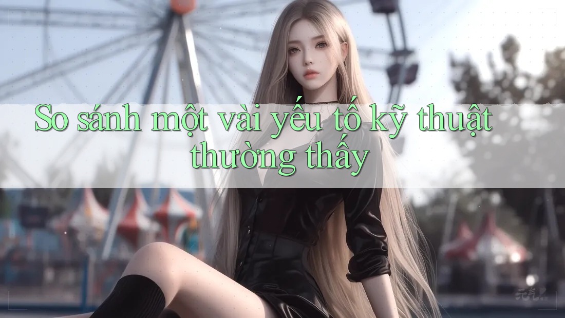 So sánh một vài yếu tố kỹ thuật thường thấy So sánh một vài yếu tố kỹ thuật thường thấy