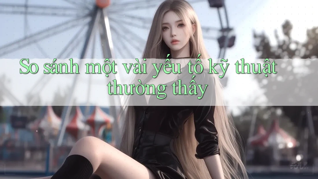 So sánh một vài yếu tố kỹ thuật thường thấy