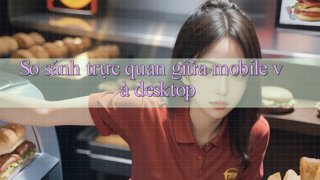 So sánh trực quan giữa mobile và desktop So sánh trực quan giữa mobile và desktop