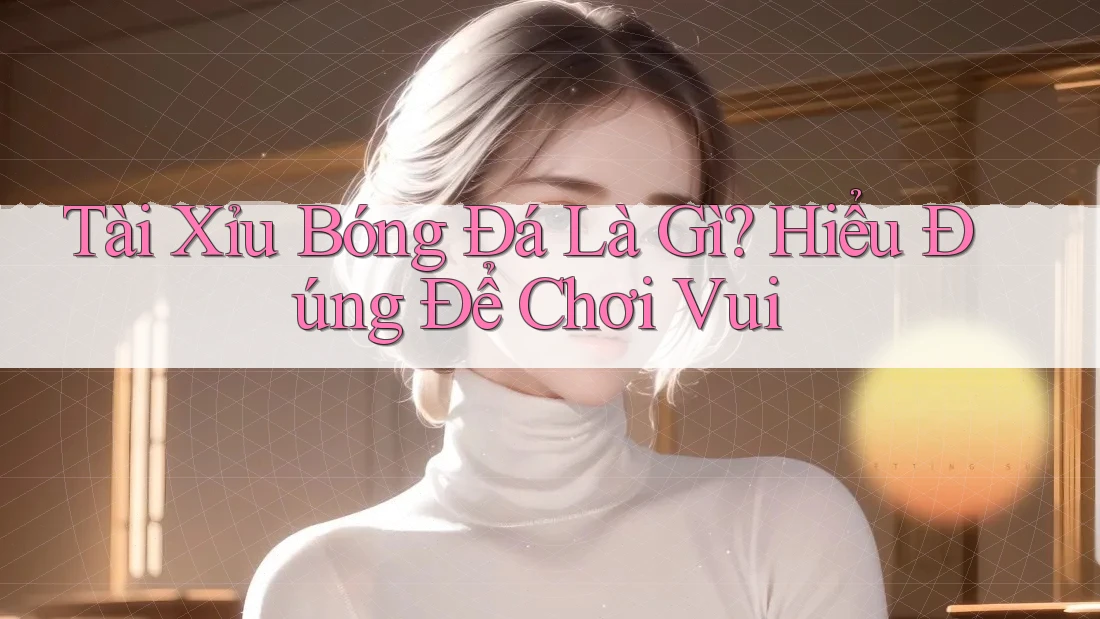 Tài Xỉu Bóng Đá Là Gì? Hiểu Đúng Để Chơi Vui Tài Xỉu Bóng Đá Là Gì? Hiểu Đúng Để Chơi Vui