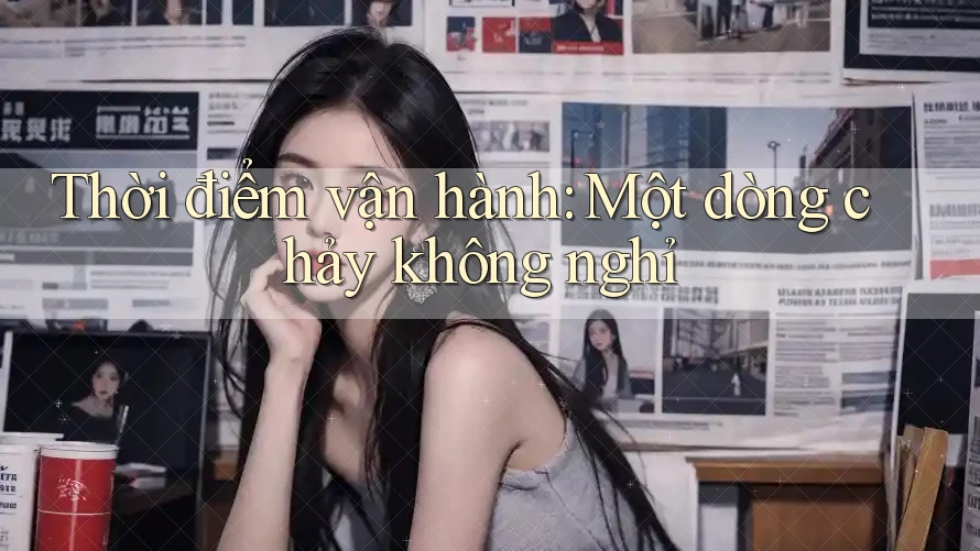 Thời điểm vận hành: Một dòng chảy không nghỉ