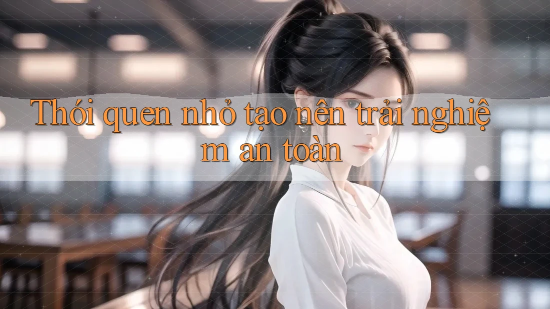 Thói quen nhỏ tạo nên trải nghiệm an toàn