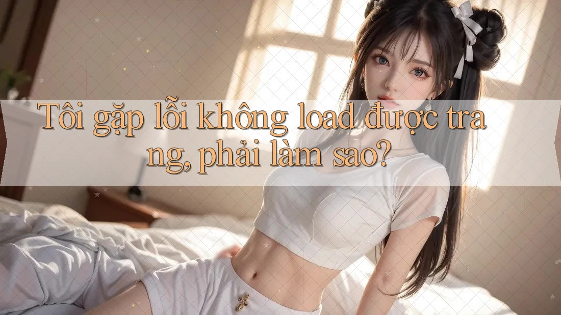 Tôi gặp lỗi không load được trang, phải làm sao?