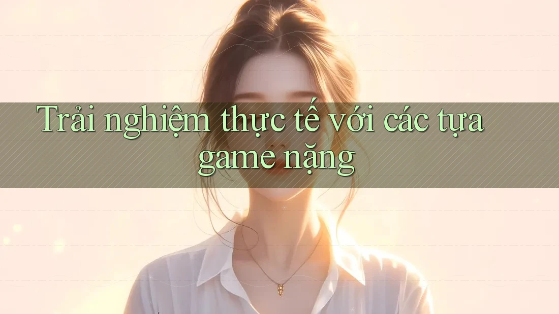 Trải nghiệm thực tế với các tựa game nặng