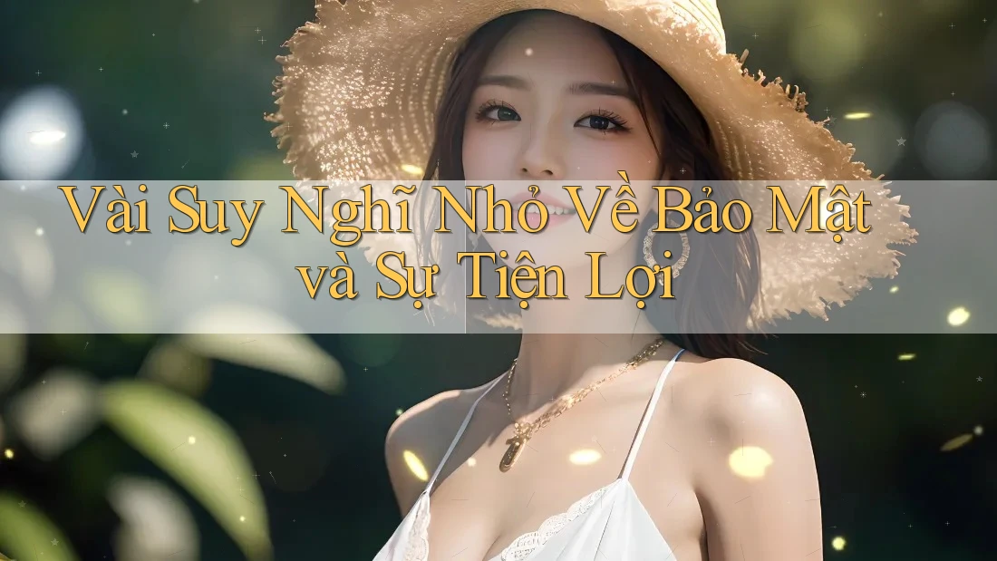 Vài Suy Nghĩ Nhỏ Về Bảo Mật và Sự Tiện Lợi