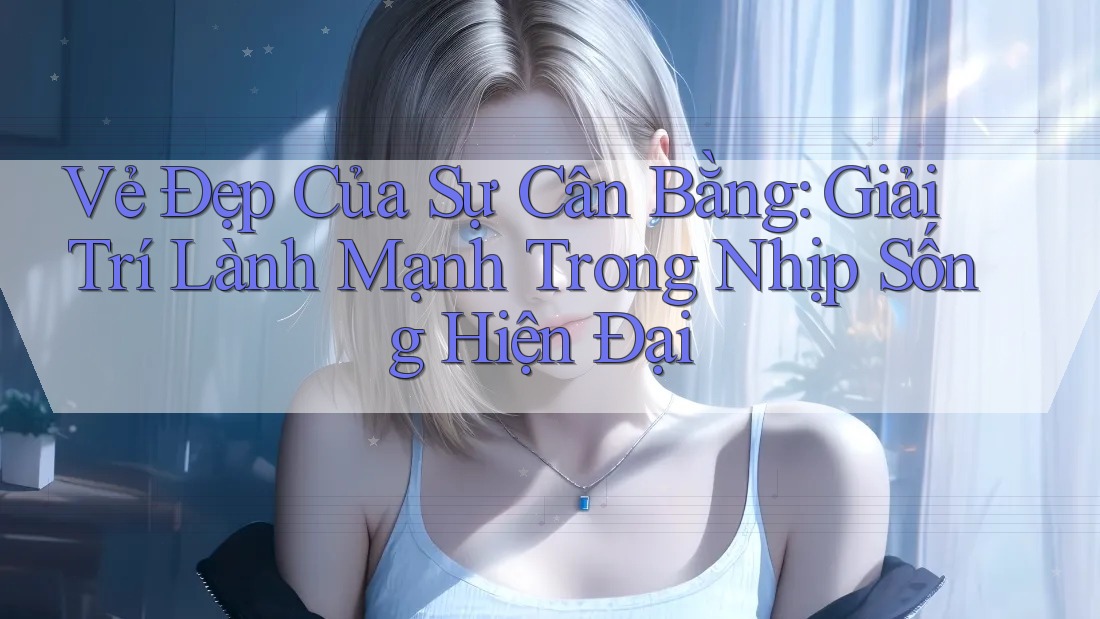 Vẻ Đẹp Của Sự Cân Bằng: Giải Trí Lành Mạnh Trong Nhịp Sống Hiện Đại Vẻ Đẹp Của Sự Cân Bằng: Giải Trí Lành Mạnh Trong Nhịp Sống Hiện Đại