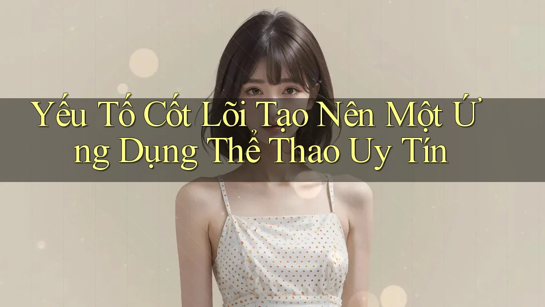 Yếu Tố Cốt Lõi Tạo Nên Một Ứng Dụng Thể Thao Uy Tín Yếu Tố Cốt Lõi Tạo Nên Một Ứng Dụng Thể Thao Uy Tín